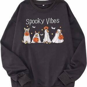 Spooky Vibes Halloween Sweatshirt